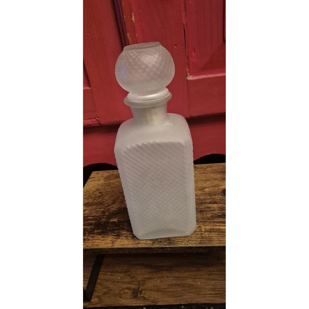 VTG 1950s Gay Fad Studio Frosted Glass Gin Decanter Can Can Girl Stopper EUC MCM - Picture 3 of 7